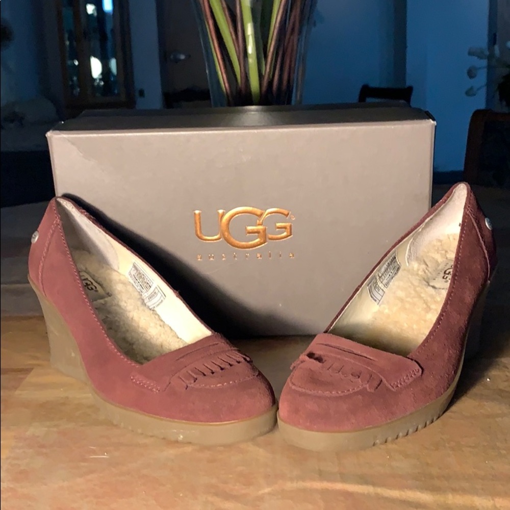 COPY - UGG Suede Wedge Heels